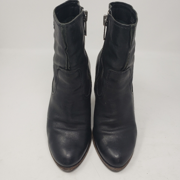 Frye Cece Artisan short wedge boot Black Size 8.5 - Picture 2 of 9